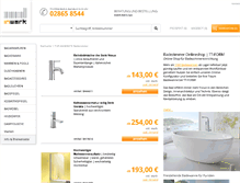 Tablet Screenshot of inwerk-bad-und-spa.de